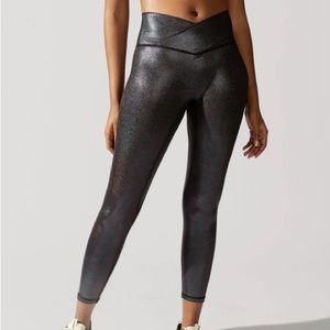 Popflex Blogilates Black Stardust Leggings Size Extra Large Limited Edition